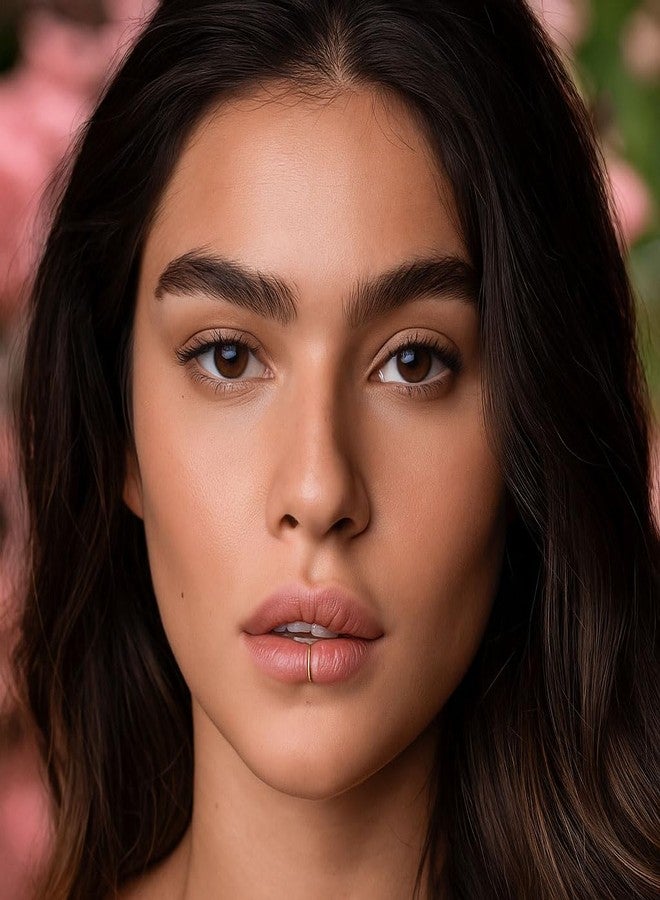 biliboom Fake Lip Ring - 20 Gauge 14k Gold Filled Clip On Lip Piercing No Piercing Needed - Clip On Gold Lip Cuff - Fake Lip Piercing Jewelry- Comes In Gift Packaging - Image 4